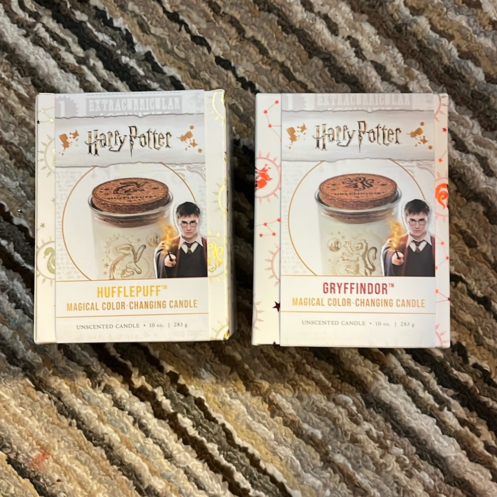 2 Harry Potter candles